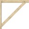 Ekena Millwork Traditional Block Rough Sawn Outlooker, Douglas Fir, 6"W x 46"D x 46"H OUT06X46X46TRA05RDF - alternate 2